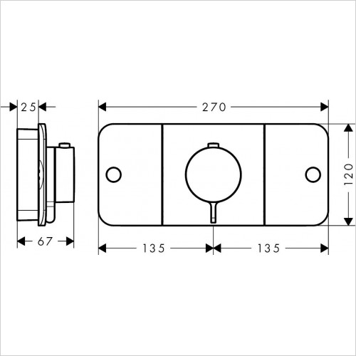 Hansgrohe 45712000 + 45710180